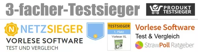 Vorleseprogramm Testsieger